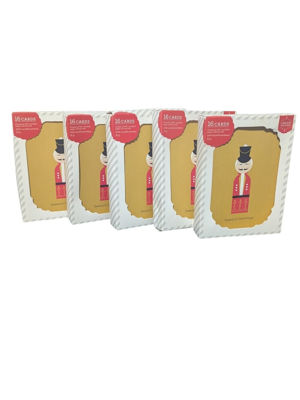 Christmas Nutcracker Greeting Cards  (5 Boxes)